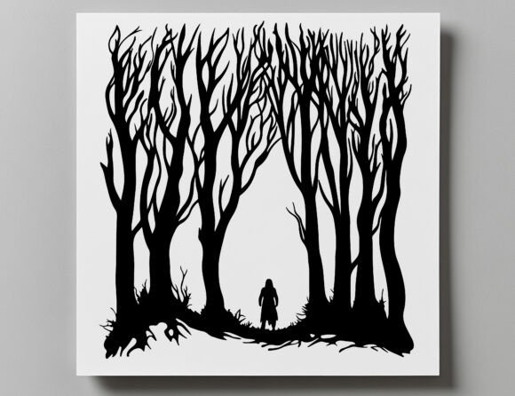 Download Haunted Forest SVG JPG PNG DXF EPS AI - Haunted forest svg Collection
