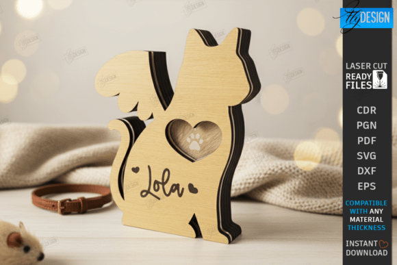 Download Pet Memorial Keepsake Box Laser Cut |CNC - Keepsake Collection