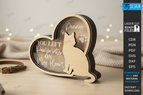 Download Pet Memorial Keepsake Box Laser Cut |CNC - Keepsake Collection