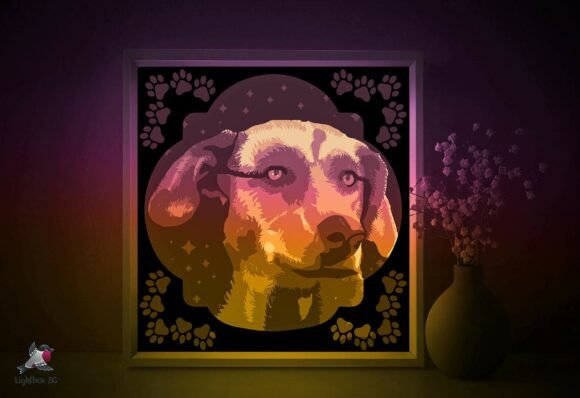 Download Dog Papercut Lightbox SVG Template - Premium Bundle