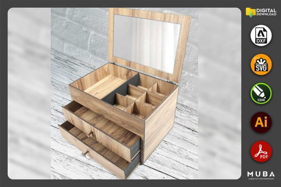 Download Keepsake Box, Jewellery Organizer Svg - Keepsake Collection