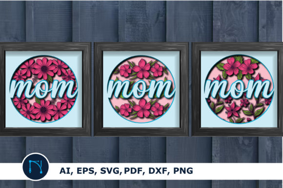 Download Layer Mother Day Mom Shadow Box Bundle - Mom shadow box Collection