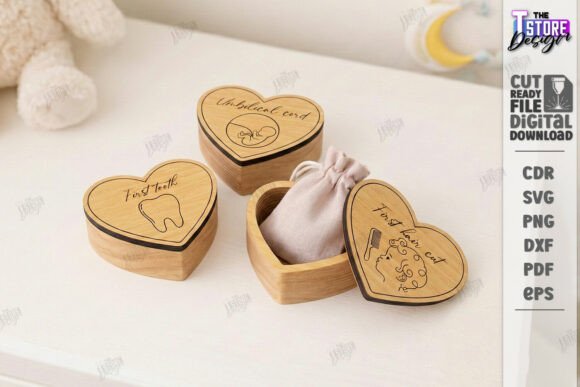 Download Baby Keepsake Memory Box Laser Cut | CNC - Keepsake Collection