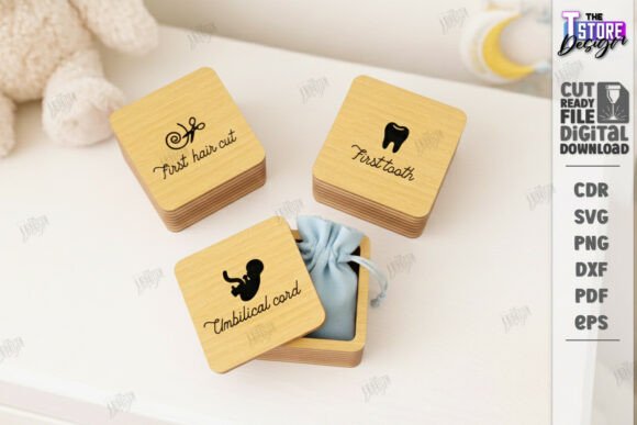 Download Baby Keepsake Memory Box Laser Cut | CNC - Keepsake Collection
