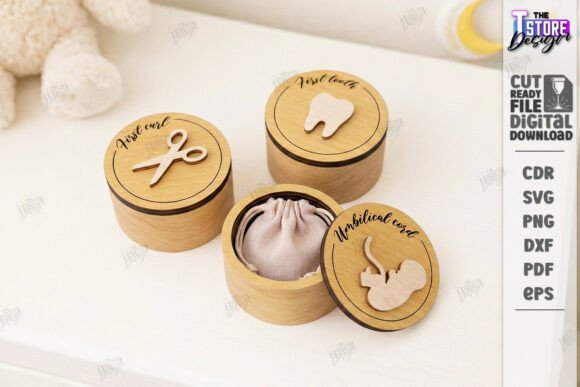 Download Baby Keepsake Memory Box Laser Cut | CNC - Keepsake Collection